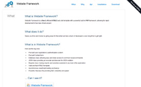 Website Framework